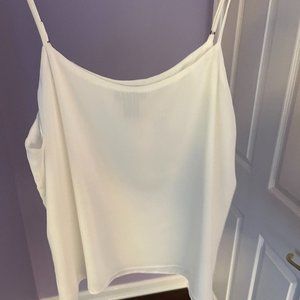 Jones & Co White Sleeveless Blouse